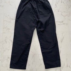 無印　　洗いざらし　コットンイージーテーパードパンツの画像