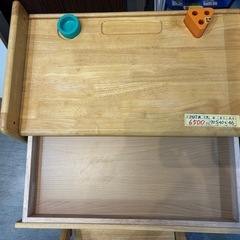 【こども用★机+椅子セット】【木製】クリーニング済み【管理番号0327】綾の画像