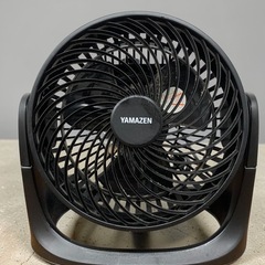 YAMAZEN 山善 サーキュレーター 〜10畳 ブラック 箱 取説付き 通電動作確認済み 現状品 
の画像
