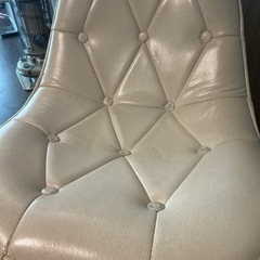 キルティングチェア(ホワイト)の画像