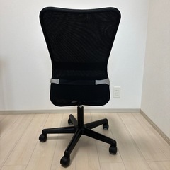 デスク用チェア　（高さ調整、キャスター付き）の画像