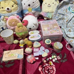 キャラクター大量　サンリオ　リラックマすみっこぐらし　しんちゃん　ポケモンの画像