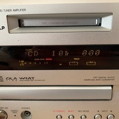 ミニコンポ　スピーカー　ONKYO FR-X7A CD/MD ジャンク品の画像