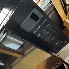 【2022年製】siroca 電子レンジ SX-18D132  900W ブラック の画像