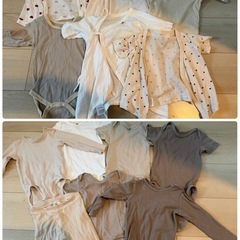 まとめ売り 新生児 3ヶ月 6ヶ月 ロンパース カバーオール の画像