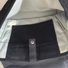 【&nds 】もこもこショルダーバッグ　ブラック　大きめ　ボアの画像