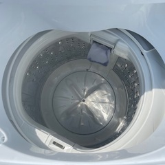 4\1決定 カラーボックスとセット日立洗濯機5.0 kgの画像