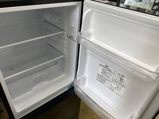 【6ヶ月保証】ニトリ NITORI 2ドア冷蔵庫 NTR-106BK 2023年製