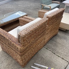 アジアン家具　　3点セットの画像