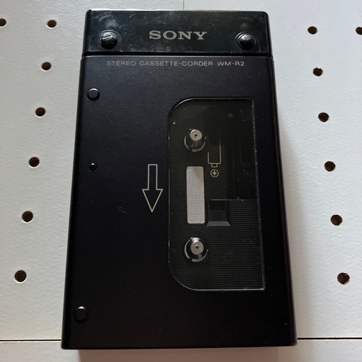 昭和レトロSONYカセットウォークマンWM-R2現状品、ジャンク品扱い超レア品、素人整備品