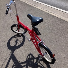 ブリジストン折りたたみ中古整備済アルミ軽い美品の画像