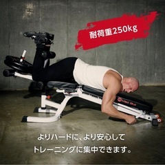 Mad Bullトレーニングベンチ レッグエクステンション レッグカール の画像