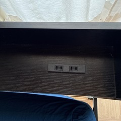 ダブルベッド　黒の画像