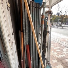 本日から3/27引取り限定　ローリングタワー、脚立含む金属類などを引き取ってくださいの画像