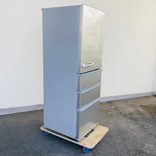 AQUA ノンフロン冷凍冷蔵庫　AQR-36M2(S)形　355L 2022年製　美取説付　品　動作品