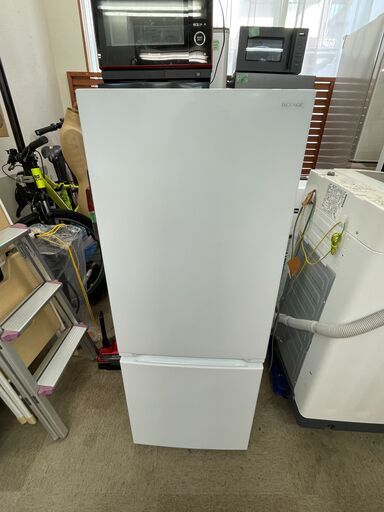 REFAGE ノンフロン冷凍冷蔵庫 2ドア 156L YRZ-F15LW  基本引き取り限定 神奈川県横須賀市