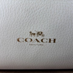 コーチ　ホワイト　トートバッグの画像