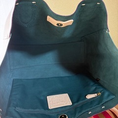 コーチ　ホワイト　トートバッグの画像