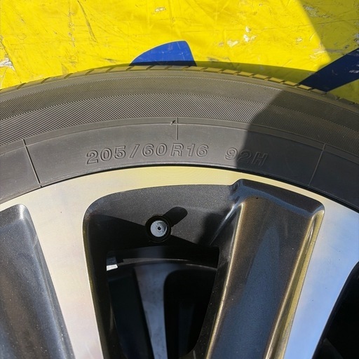 【未使用に近い】ヨコハマ 205/60R16 サマータイヤ + トヨタ純正アルミホイール 4本セット 2020年製