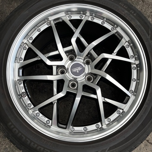 夏タイヤアルミ DORFREN 18×8J 夏タイヤ4本セット アルファード　ヴェルファイア
