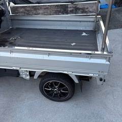 軽トラック荷台ステンレスあおりカバー キャリー ハイゼットの画像