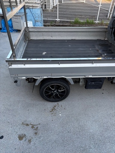 軽トラック荷台ステンレスあおりカバー キャリー ハイゼット