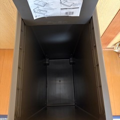 平和工業　スライドペール　45L ゴミ箱　未使用　ブラウン②の画像