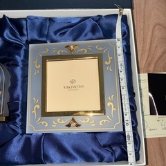 ミキモトの時計と写真立てセットの画像