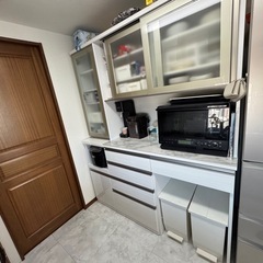 ニトリ   食器棚 キッチンボードの画像