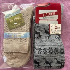 新品・未使用品‼️レディースソックス（4点）の画像