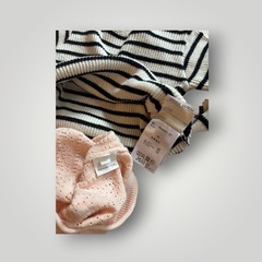 70サイズ　女の子　春ニットセットの画像