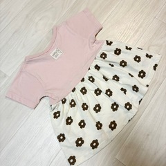 miffy ミッフィー キッズ 花柄 Tシャツ 半袖トップス 110cm 夏の画像