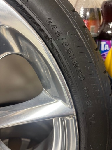 LC500純正20インチホイール