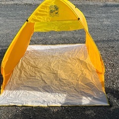 ポップアップテント　サンシェード　レジャーシート　海の画像