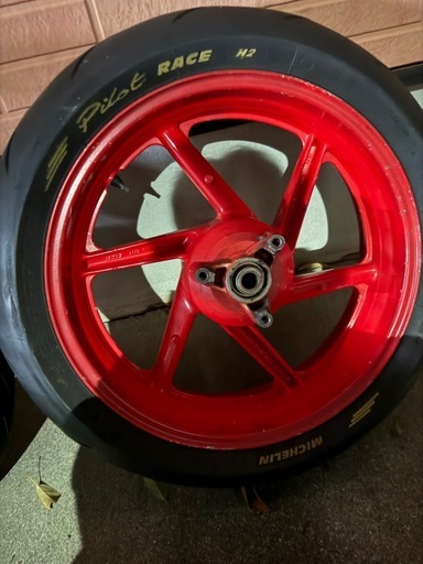 (引取りに来てくれる方)NSR250MC21前後ホイールセット