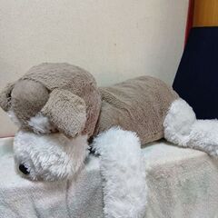 ぐったりシュナウザー超BIGぬいぐるみの画像