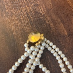 パール三重ネックレスの画像