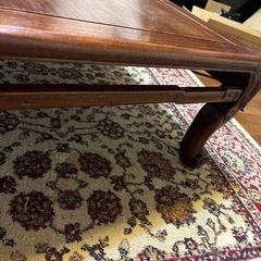 3/31処分❗️　アンティーク　御膳　和　テーブル　無垢材の画像