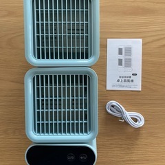 卓上扇風機 小型扇風機　サーキュレーター　DCモーター 静音 自動首振りの画像