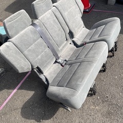 三菱 パジェロ ロング セカンドシート 2列目 V78W 2002年式の画像