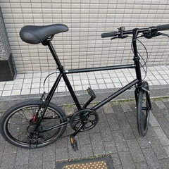 20インチ　ミニベロ　7speed　ブラックの画像