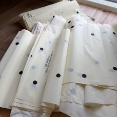 マットジッパー袋 平口パッケージ袋 衣類用 下着包装 自封式プラスチック袋 ショップ袋 オーダー可 おまけシール付き 140枚 の画像