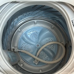 稼働　ハイセンス　洗濯機　　4.5キロ　家電　2019年製の画像