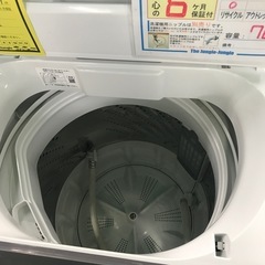 ジャングルジャングル貝塚店　洗濯機　パナソニック　2021年製　7.0kg 白　ホワイト　縦型　上開き　ビッグウェーブ洗浄　つけおきコース　カビ取り機能　ほぐし脱水　自動お掃除　送風乾燥　中古　貝塚市　二色浜の画像