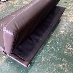 ベットにも！合皮の3人掛けソファー！の画像