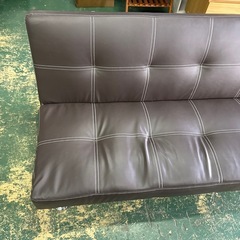 ベットにも！合皮の3人掛けソファー！の画像