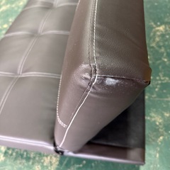 ベットにも！合皮の3人掛けソファー！の画像