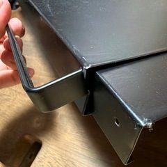 tower 突っ張り棒用棚板 L　ブラックの画像