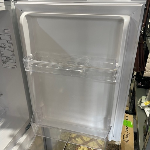 YAMZEN 2ドア冷蔵庫　2021年製　YFR-F140　一か月保証付き　【リサイクルショップ道楽屋】