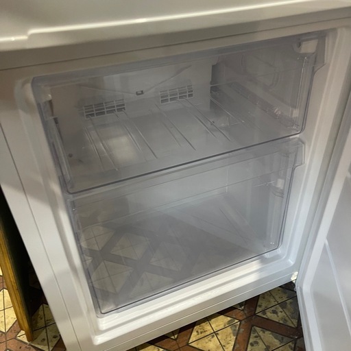 YAMZEN 2ドア冷蔵庫　2021年製　YFR-F140　一か月保証付き　【リサイクルショップ道楽屋】